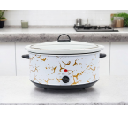 VSC01MB Putih Penanak Perlahan Slow Cooker dengan Motif Marmer